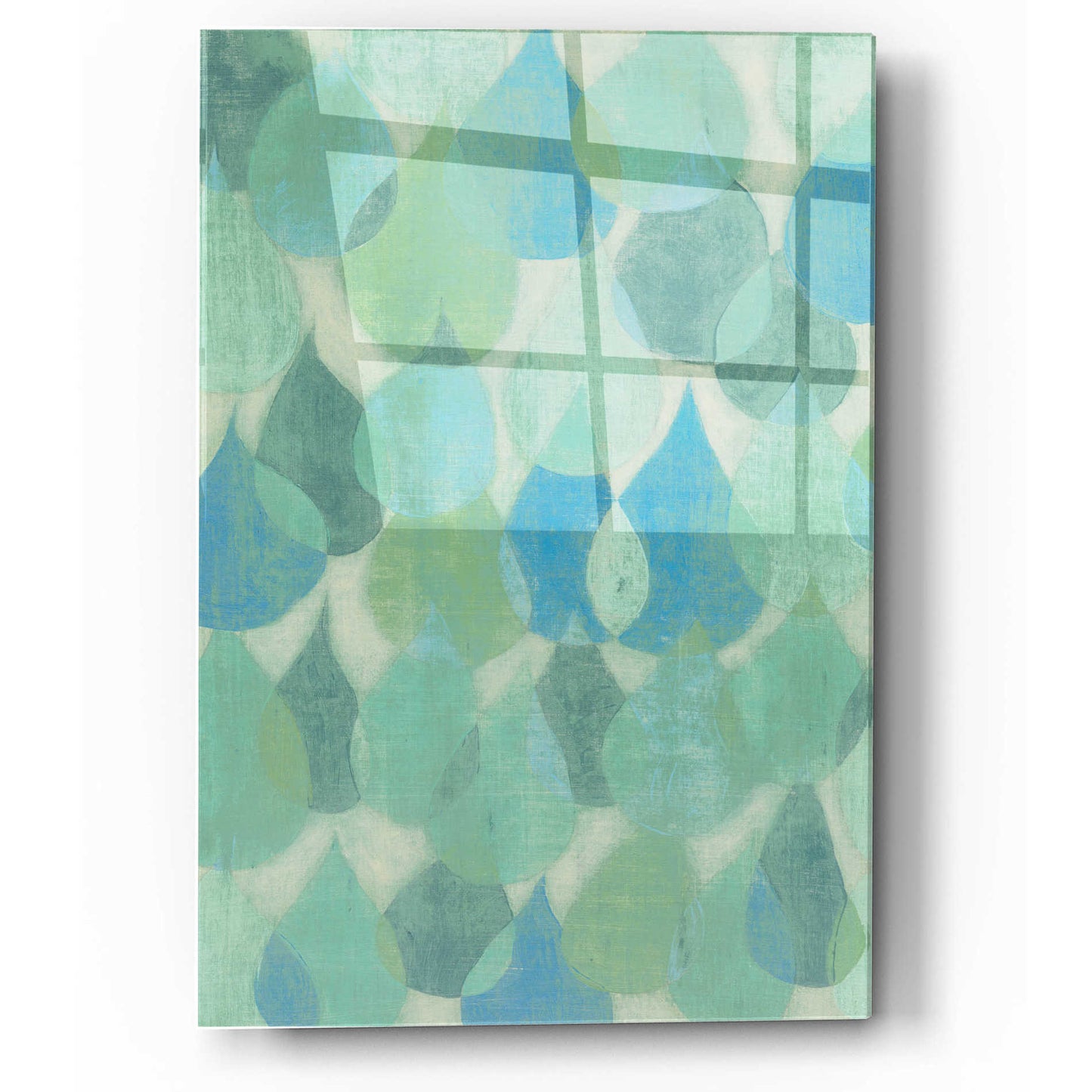 Epic Art 'Rain Drops II' by Grace Popp, Acrylic Glass Wall Art,12x16