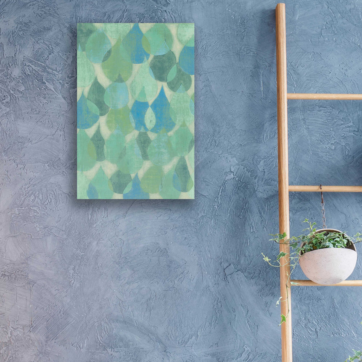 Epic Art 'Rain Drops II' by Grace Popp, Acrylic Glass Wall Art,16x24