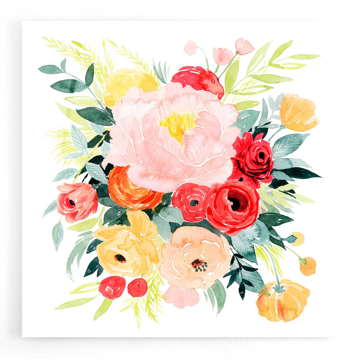 Epic Art 'Beauto Flora II' by Grace Popp, Acrylic Glass Wall Art