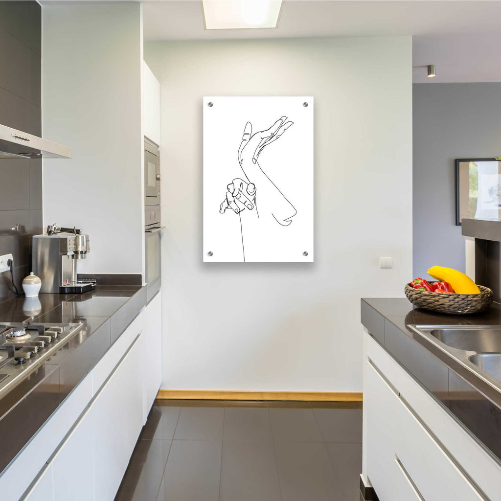 Epic Art 'Magic Hands II' by Grace Popp, Acrylic Glass Wall Art,24x36