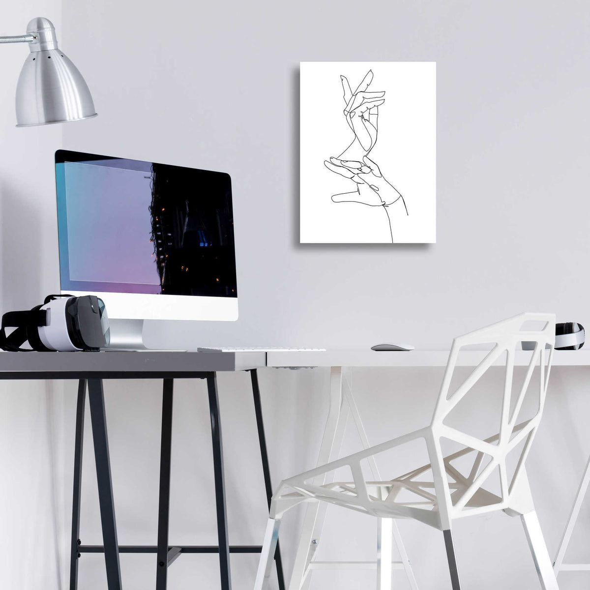 Epic Art 'Magic Hands I' by Grace Popp, Acrylic Glass Wall Art,12x16