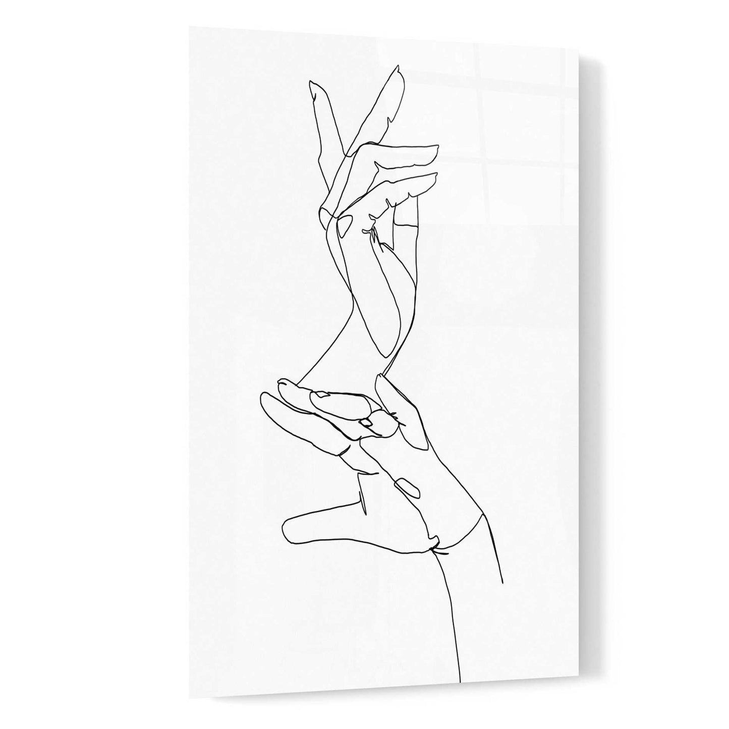 Epic Art 'Magic Hands I' by Grace Popp, Acrylic Glass Wall Art,16x24