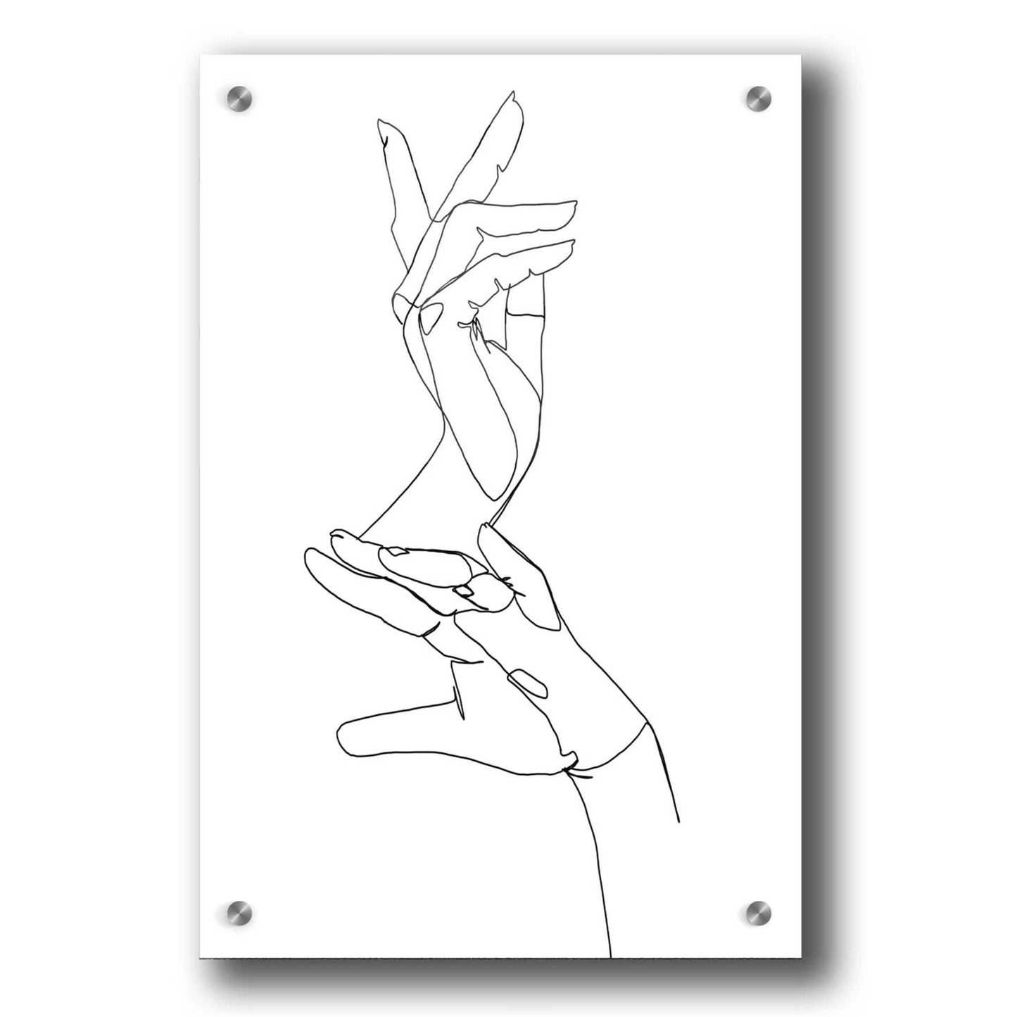 Epic Art 'Magic Hands I' by Grace Popp, Acrylic Glass Wall Art,24x36