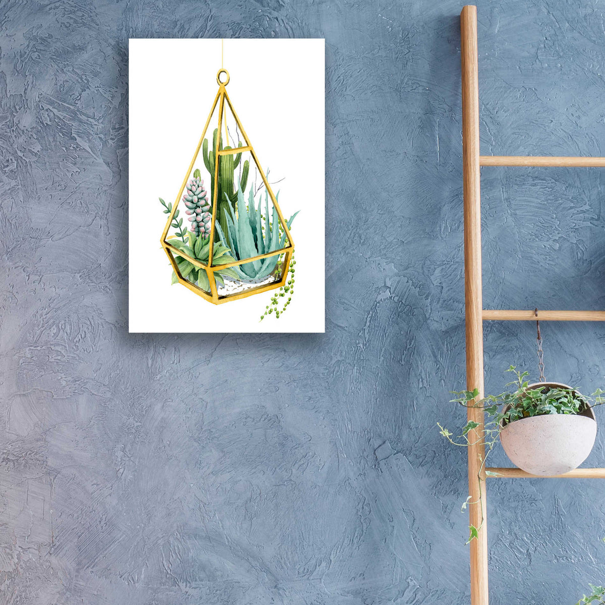 Epic Art 'Wild Terrarium III' by Grace Popp, Acrylic Glass Wall Art,16x24