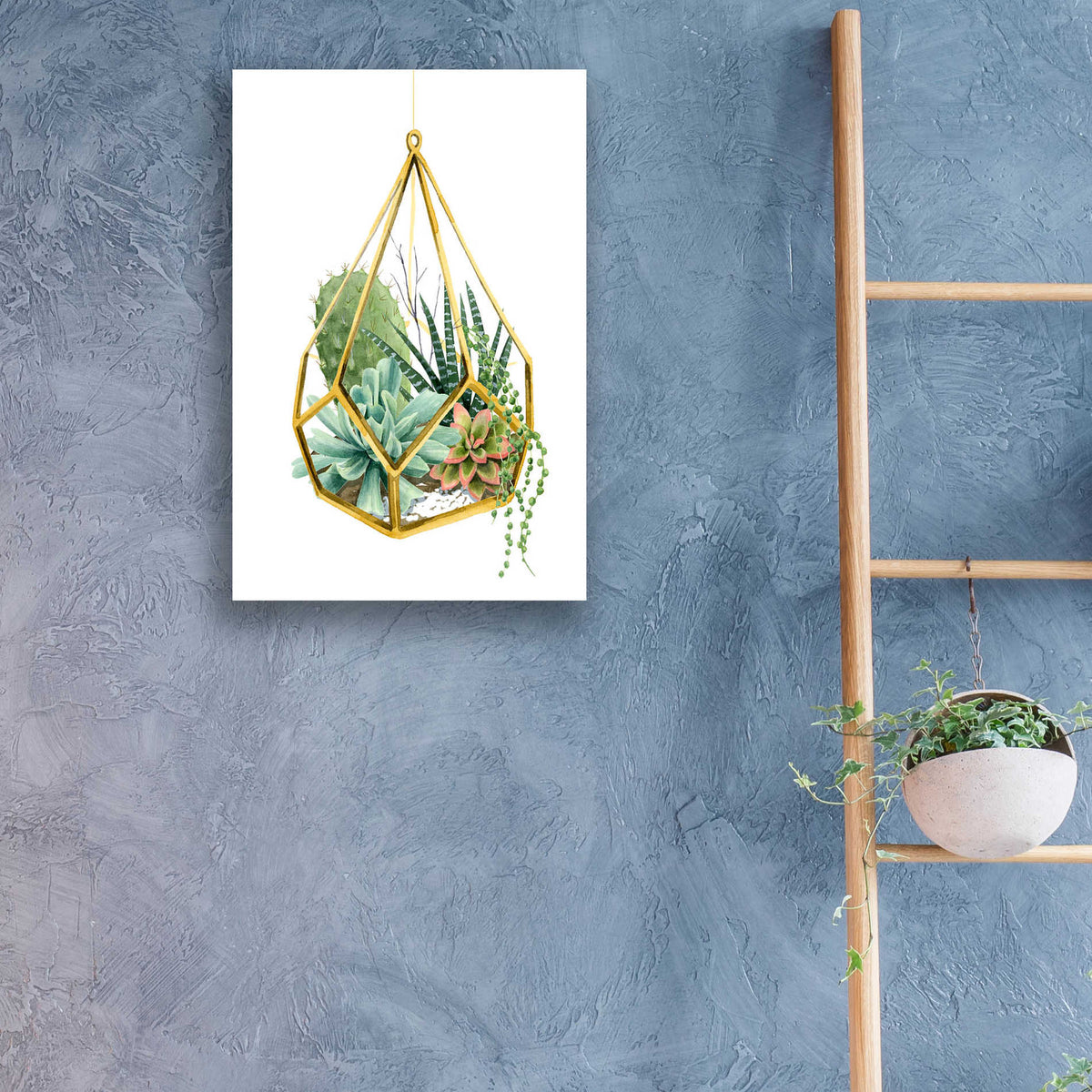 Epic Art 'Wild Terrarium II' by Grace Popp, Acrylic Glass Wall Art,16x24