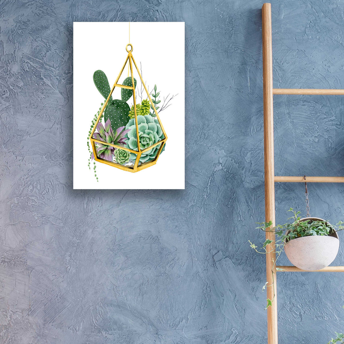 Epic Art 'Wild Terrarium I' by Grace Popp, Acrylic Glass Wall Art,16x24
