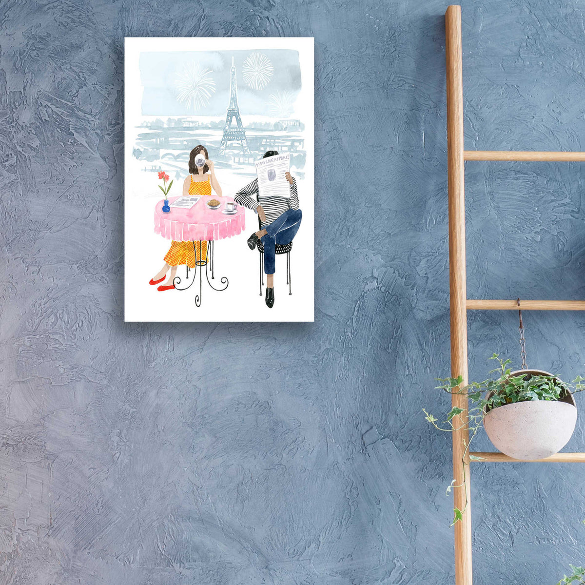Epic Art 'Paris in Love II' by Grace Popp, Acrylic Glass Wall Art,16x24