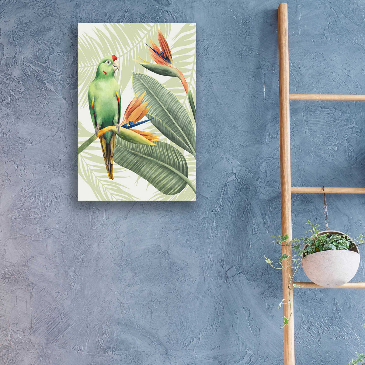 Epic Art 'Avian Paradise IV' by Grace Popp, Acrylic Glass Wall Art,16x24