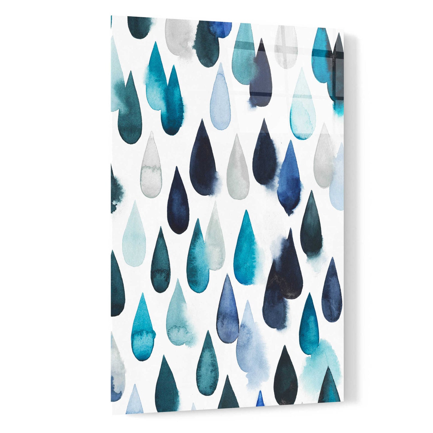 Epic Art 'Water Drops II' by Grace Popp, Acrylic Glass Wall Art,16x24