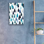 Epic Art 'Water Drops II' by Grace Popp, Acrylic Glass Wall Art,16x24