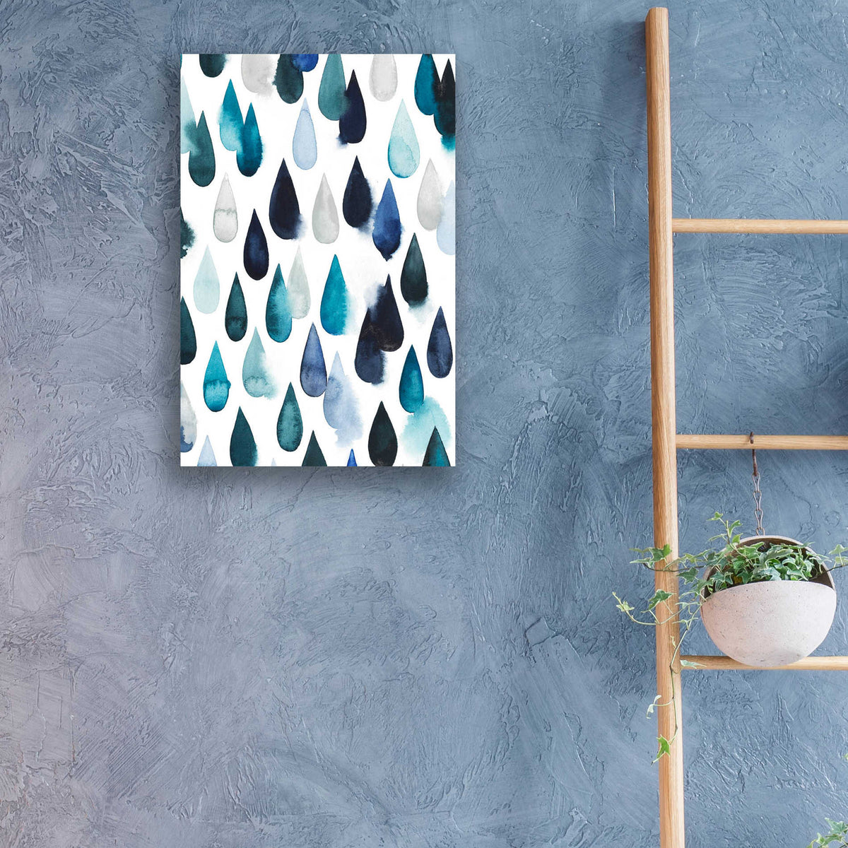 Epic Art 'Water Drops II' by Grace Popp, Acrylic Glass Wall Art,16x24