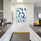 Epic Art 'Water Drops II' by Grace Popp, Acrylic Glass Wall Art,24x36