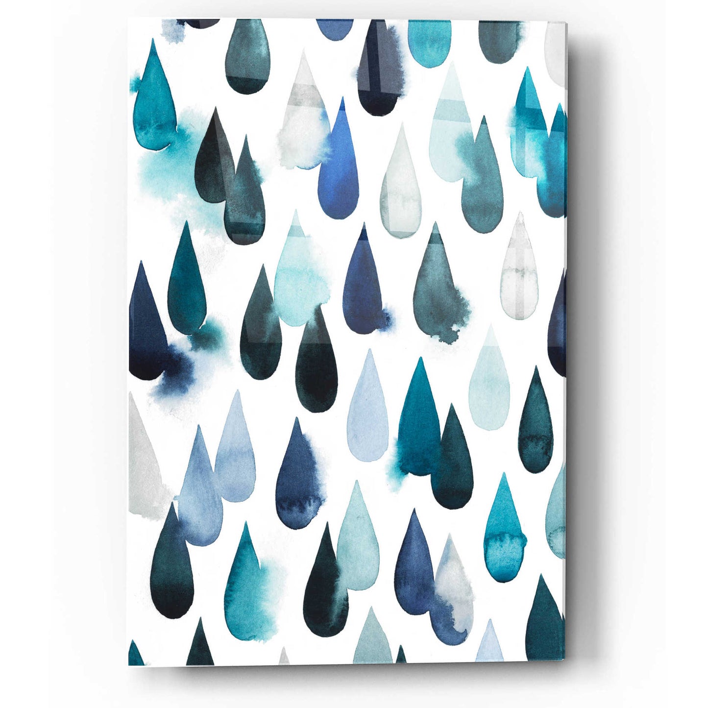 Epic Art 'Water Drops I' by Grace Popp, Acrylic Glass Wall Art,12x16