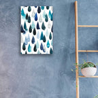 Epic Art 'Water Drops I' by Grace Popp, Acrylic Glass Wall Art,16x24