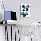 Epic Art 'Blue Galaxy IV' by Grace Popp, Acrylic Glass Wall Art,12x16