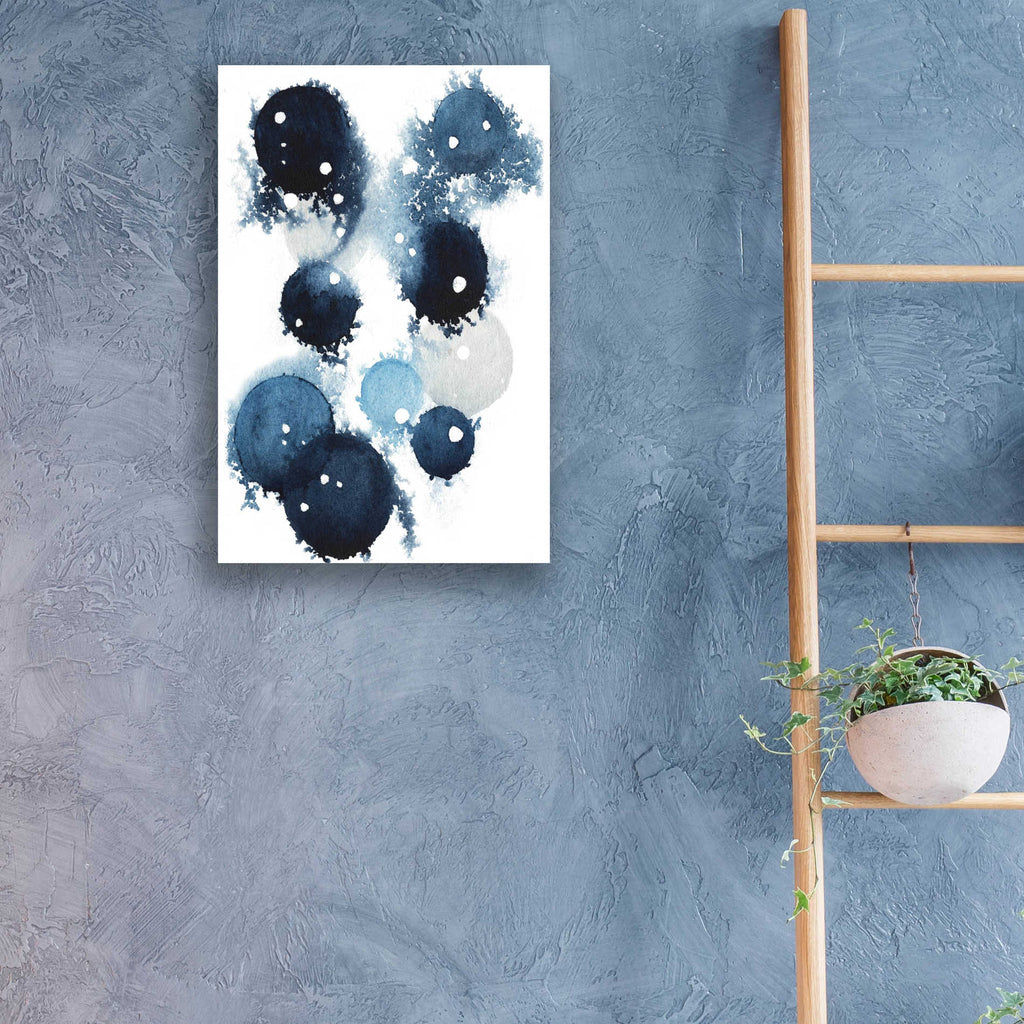 Epic Art 'Blue Galaxy IV' by Grace Popp, Acrylic Glass Wall Art,16x24