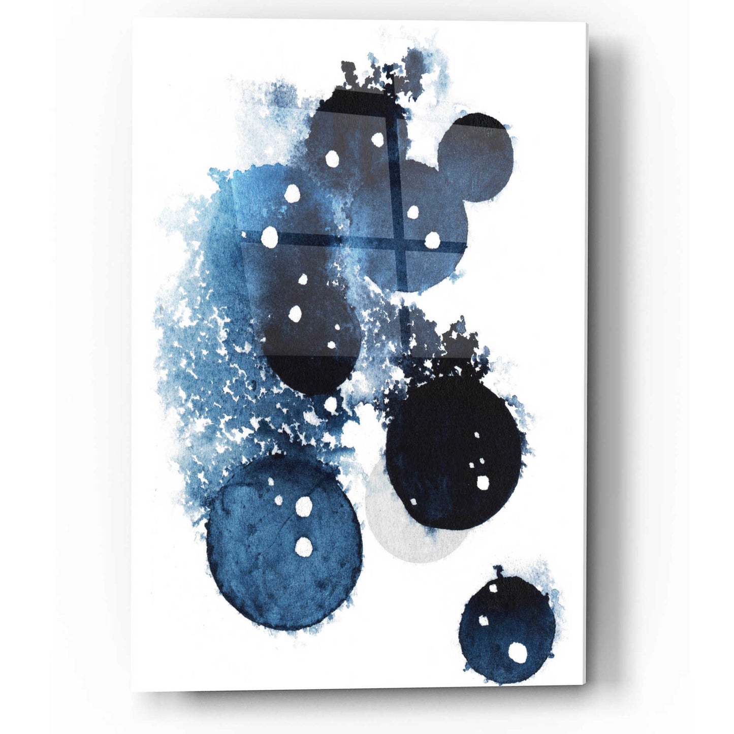 Epic Art 'Blue Galaxy II' by Grace Popp, Acrylic Glass Wall Art,12x16