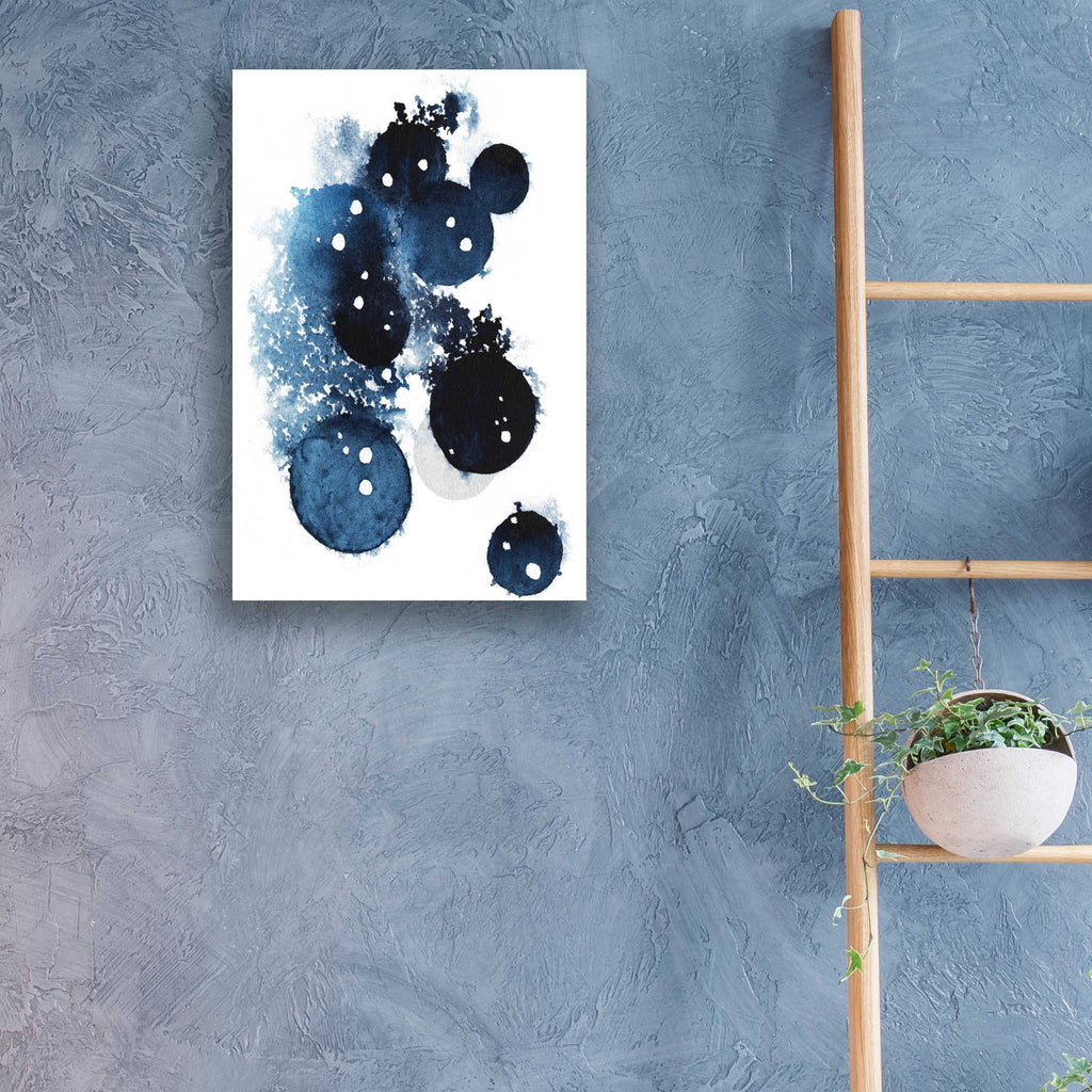 Epic Art 'Blue Galaxy II' by Grace Popp, Acrylic Glass Wall Art,16x24