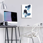 Epic Art 'Blue Galaxy I' by Grace Popp, Acrylic Glass Wall Art,12x16