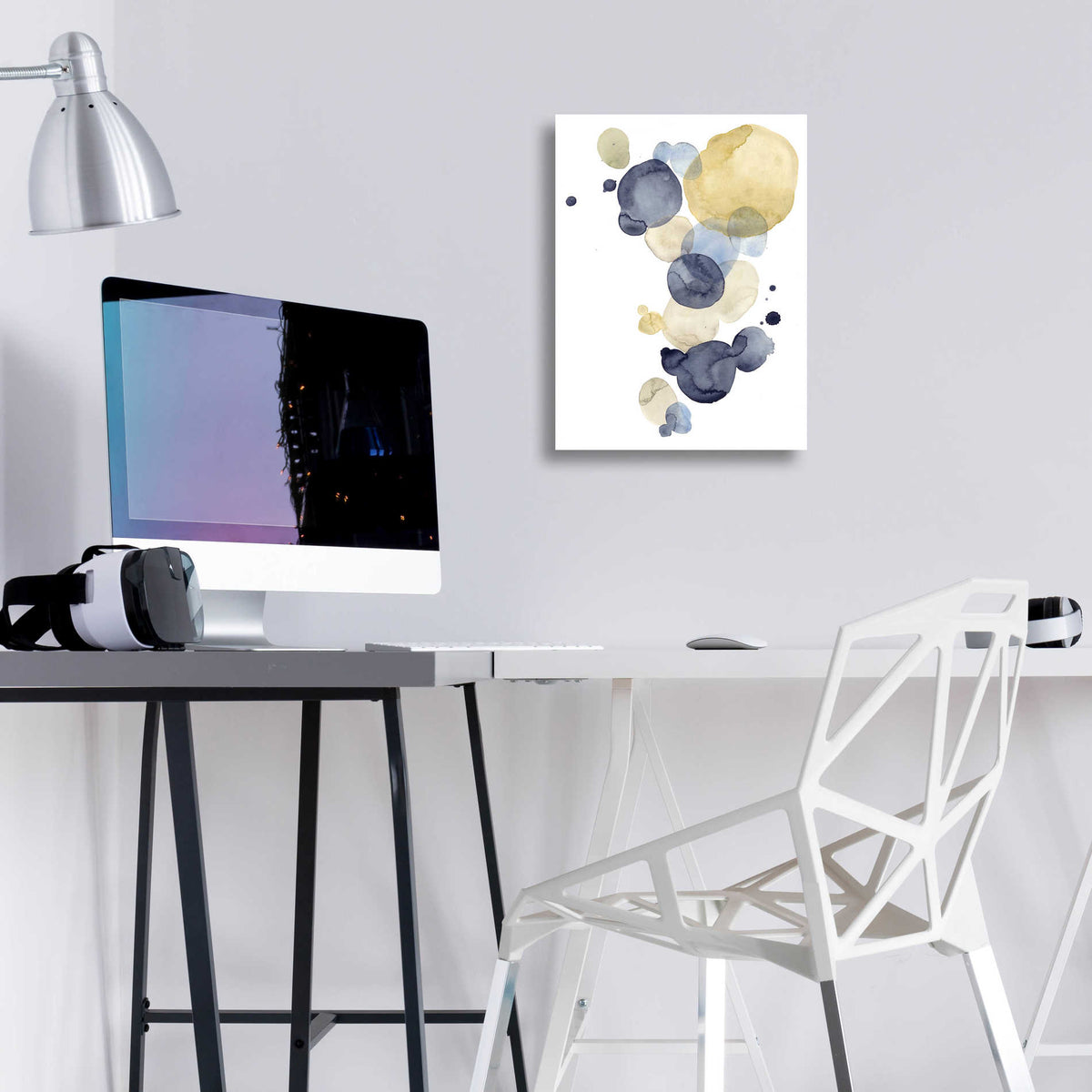 Epic Art 'Asteroid Drift I' by Grace Popp, Acrylic Glass Wall Art,12x16