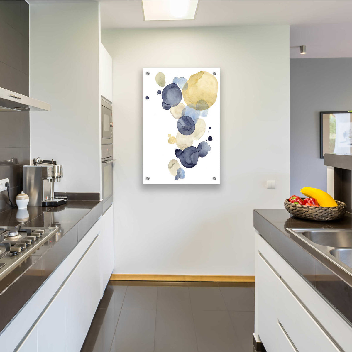 Epic Art 'Asteroid Drift I' by Grace Popp, Acrylic Glass Wall Art,24x36