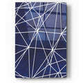Epic Art 'Indigo Pattern V' by Grace Popp, Acrylic Glass Wall Art