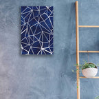 Epic Art 'Indigo Pattern III' by Grace Popp, Acrylic Glass Wall Art,16x24