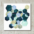 Epic Art 'Crystallize II' by Grace Popp, Acrylic Glass Wall Art,12x12