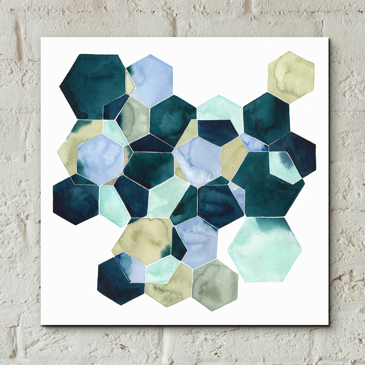 Epic Art 'Crystallize II' by Grace Popp, Acrylic Glass Wall Art,12x12