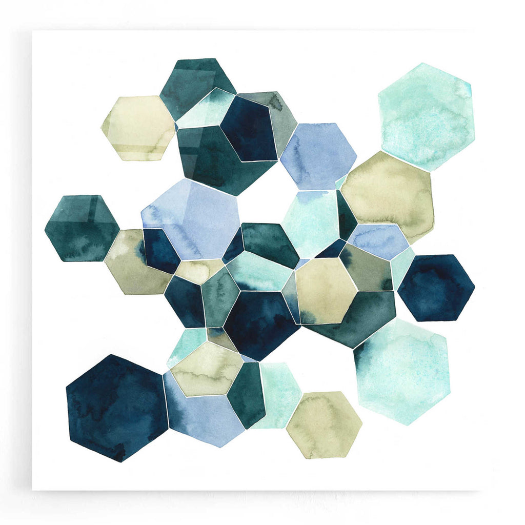 Epic Art 'Crystallize I' by Grace Popp, Acrylic Glass Wall Art