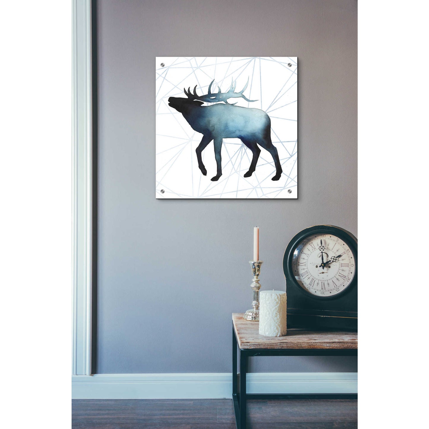 Epic Art 'Animal Silhouettes VI' by Grace Popp, Acrylic Glass Wall Art,24x24