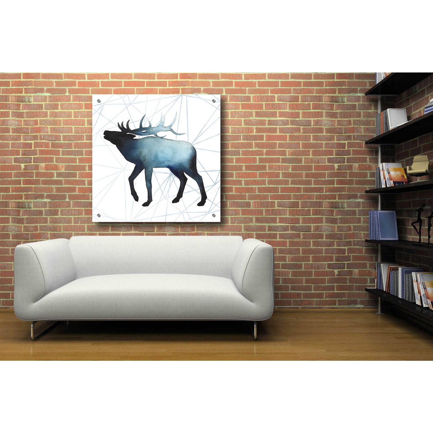Epic Art 'Animal Silhouettes VI' by Grace Popp, Acrylic Glass Wall Art,36x36