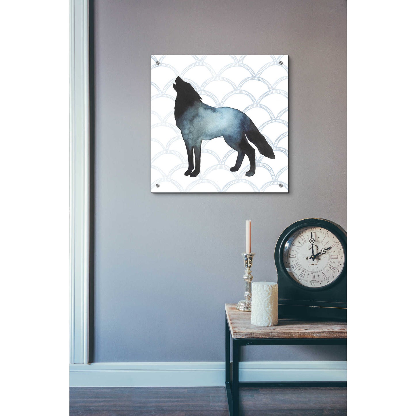 Epic Art 'Animal Silhouettes V' by Grace Popp, Acrylic Glass Wall Art,24x24