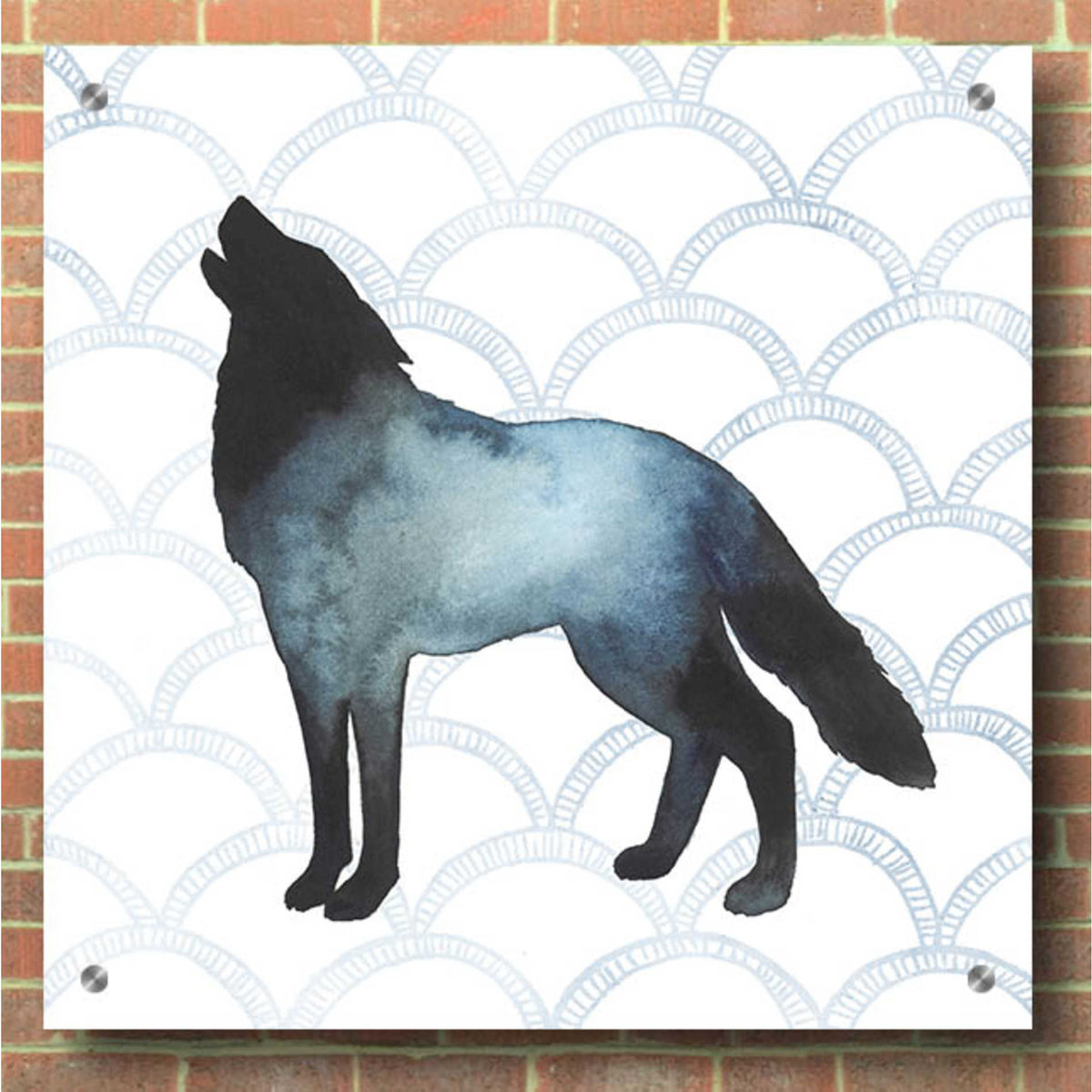 Epic Art 'Animal Silhouettes V' by Grace Popp, Acrylic Glass Wall Art,36x36