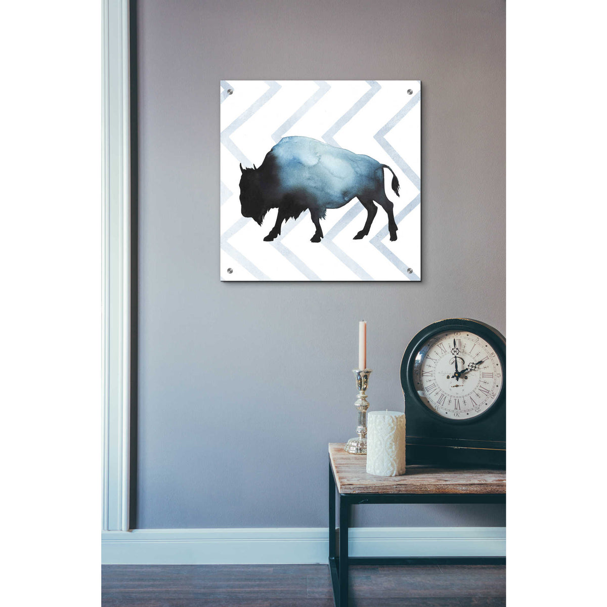 Epic Art 'Animal Silhouettes IV' by Grace Popp, Acrylic Glass Wall Art,24x24
