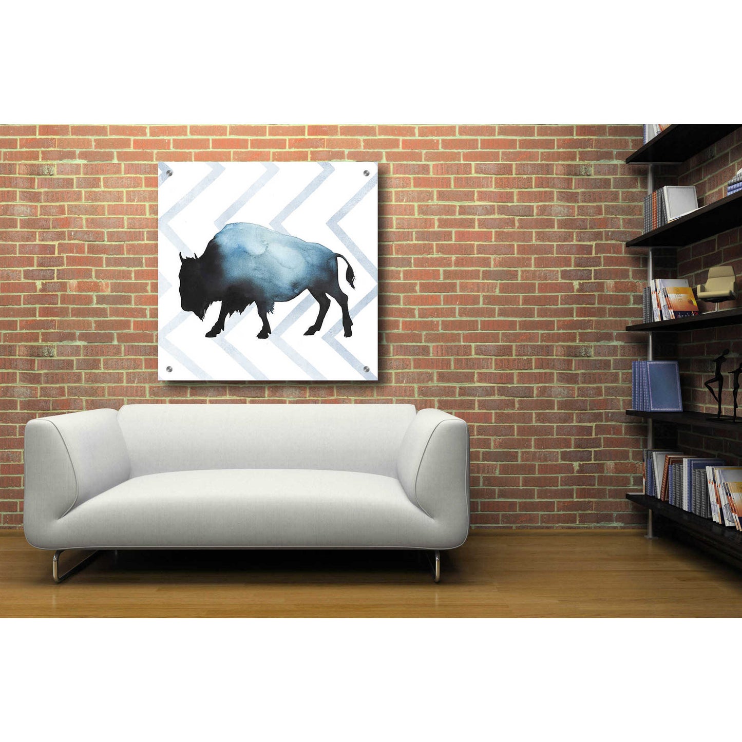 Epic Art 'Animal Silhouettes IV' by Grace Popp, Acrylic Glass Wall Art,36x36