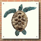 Epic Art 'Mosaic Turtle II' by Grace Popp, Acrylic Glass Wall Art,36x36