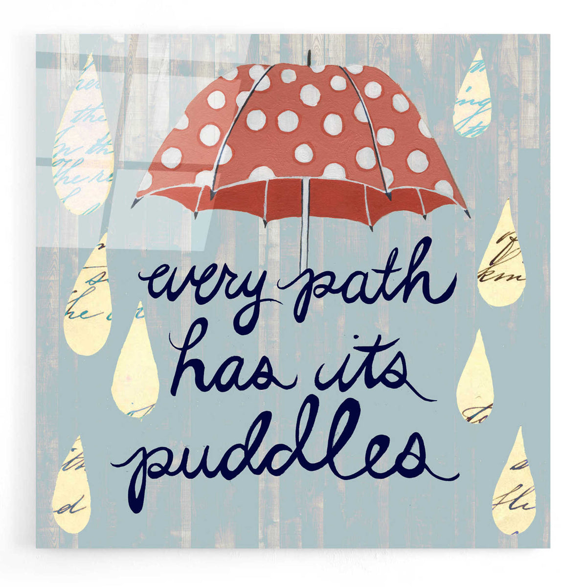 Epic Art 'Rainy Day II' by Grace Popp, Acrylic Glass Wall Art