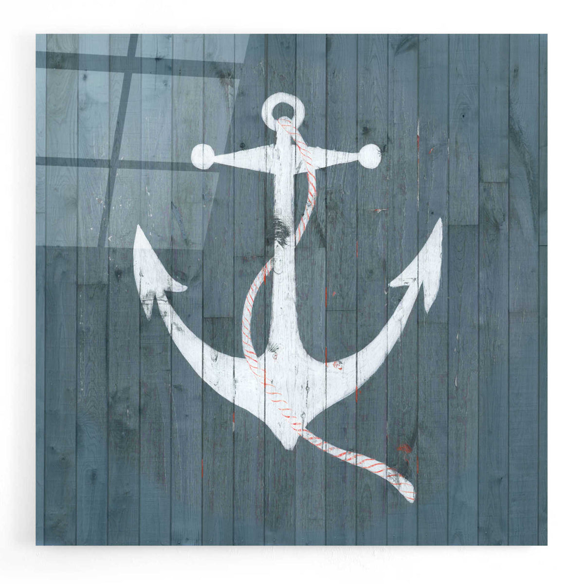 Epic Art 'Nautical Plank IV' by Grace Popp, Acrylic Glass Wall Art