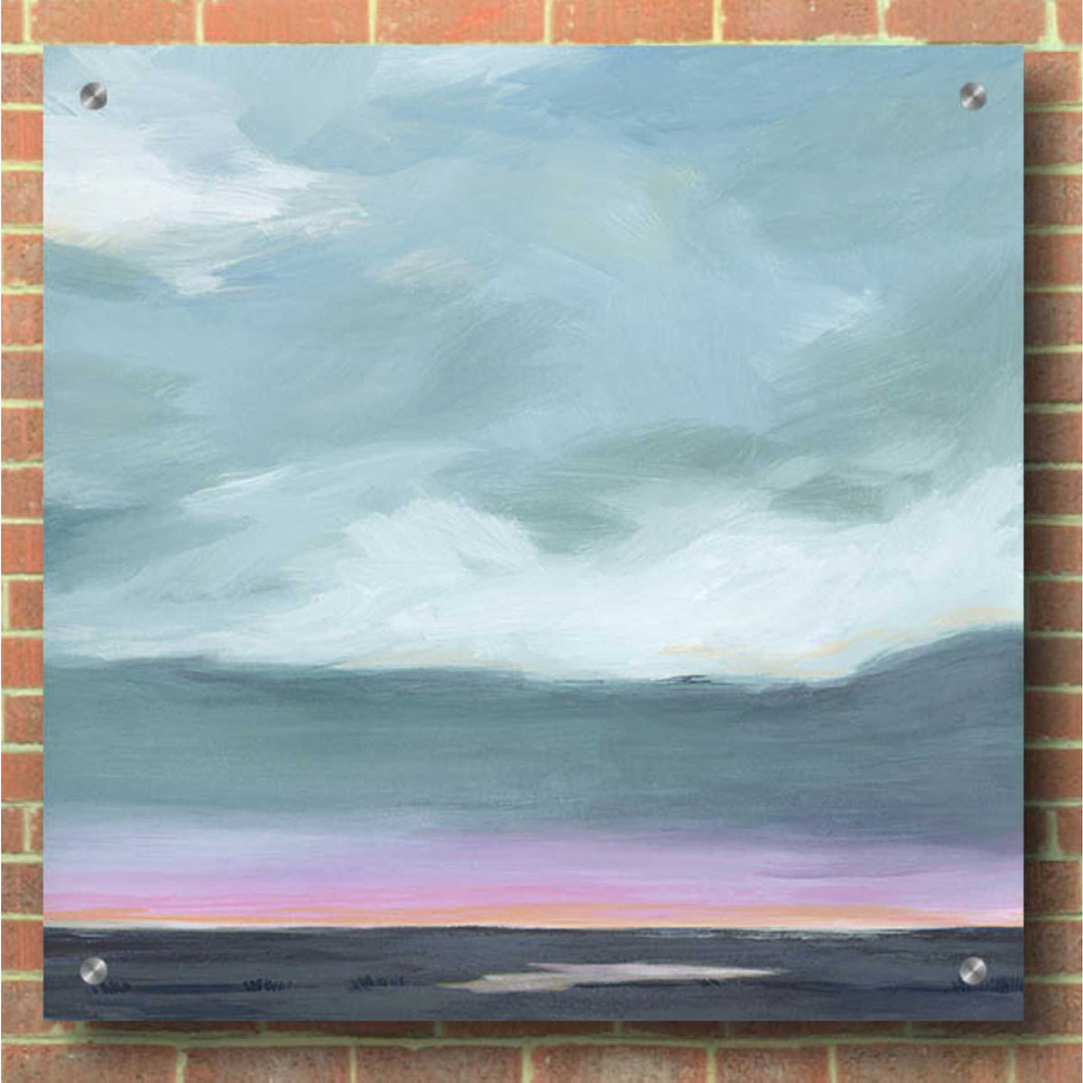 Epic Art 'Amethyst Marsh II' by Grace Popp, Acrylic Glass Wall Art,36x36