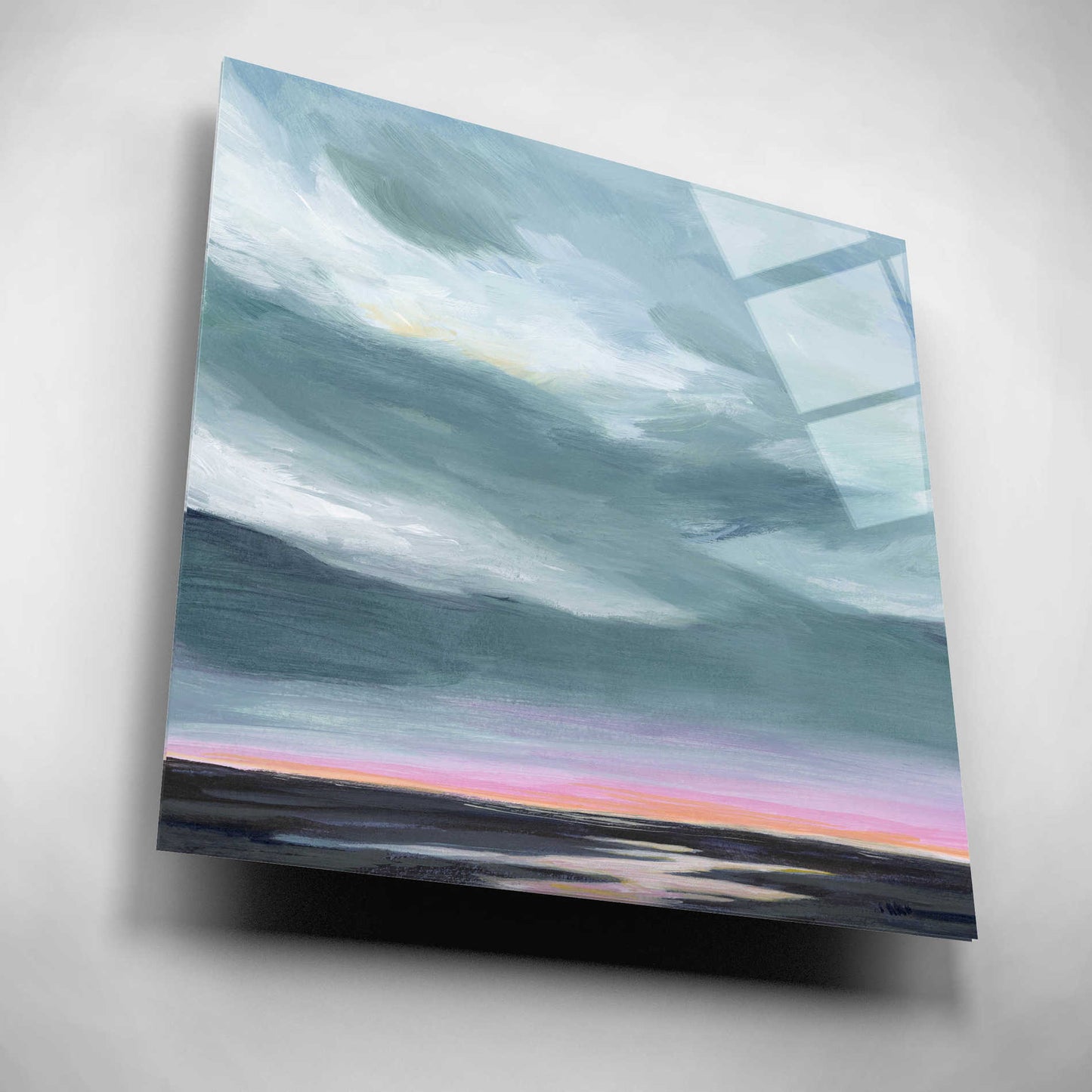 Epic Art 'Amethyst Marsh I' by Grace Popp, Acrylic Glass Wall Art,12x12