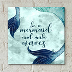 Epic Art 'Mermaid Inspirations I' by Grace Popp, Acrylic Glass Wall Art,12x12