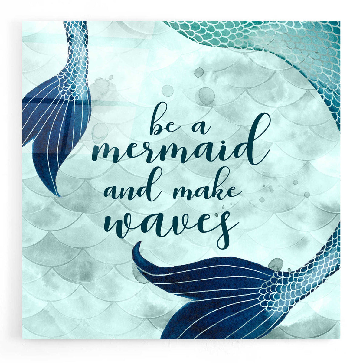 Epic Art 'Mermaid Inspirations I' by Grace Popp, Acrylic Glass Wall Art