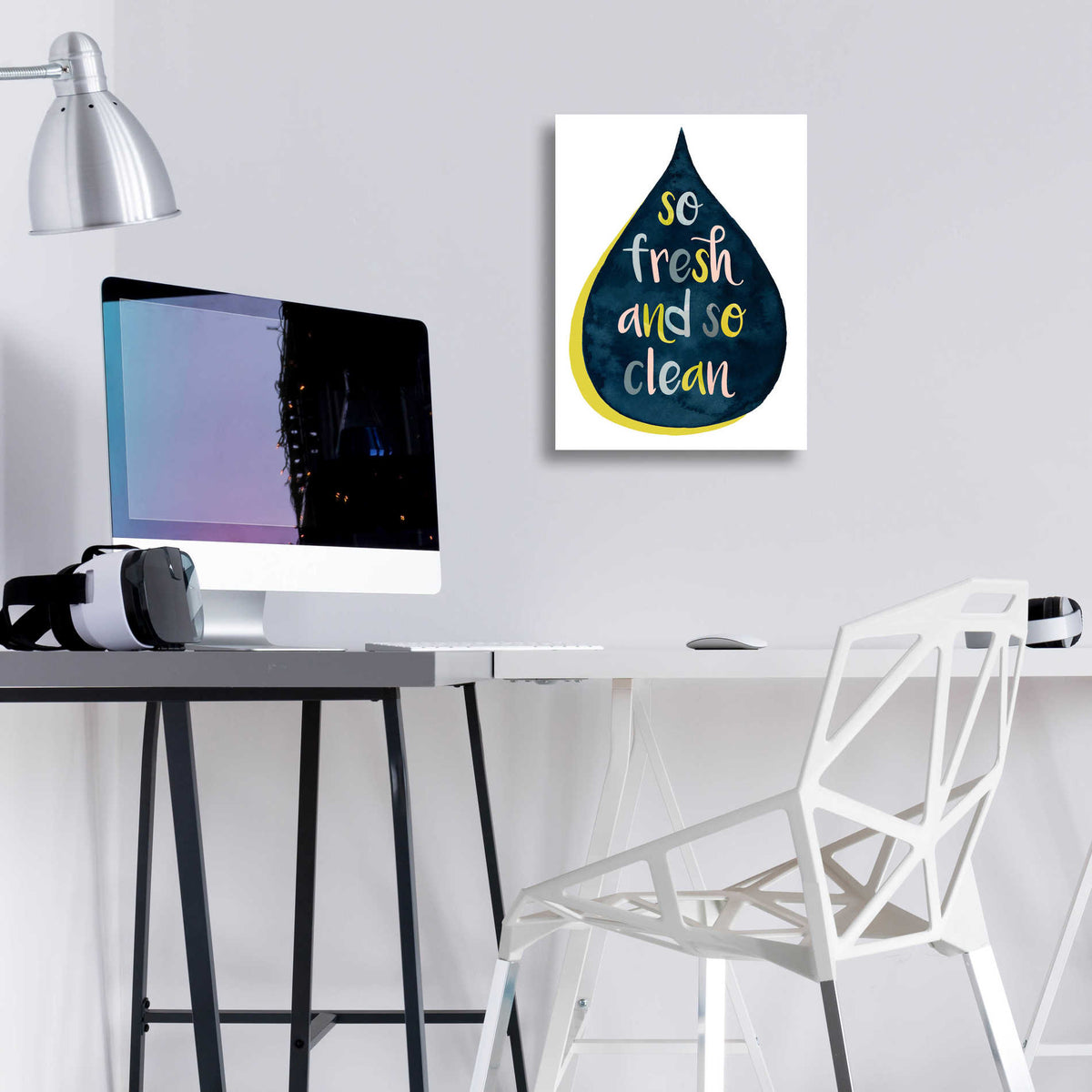 Epic Art 'Fresh Lav II' by Grace Popp, Acrylic Glass Wall Art,12x16