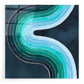 Epic Art 'Mid Century Current II' by Grace Popp, Acrylic Glass Wall Art