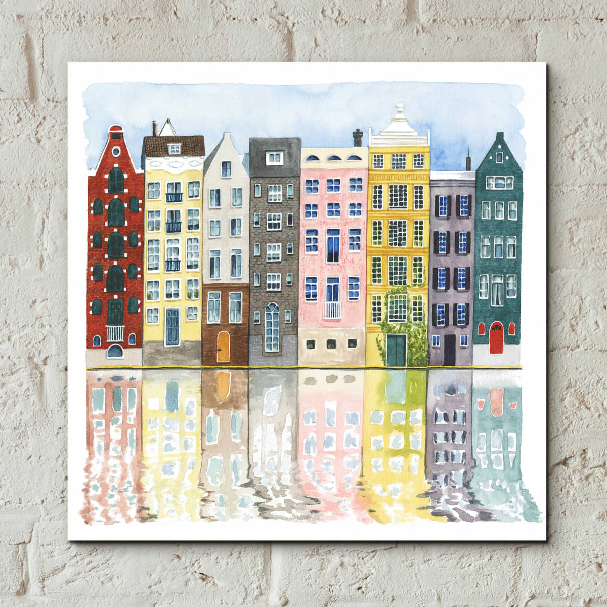 Epic Art 'Neighborhood II' by Grace Popp, Acrylic Glass Wall Art,12x12