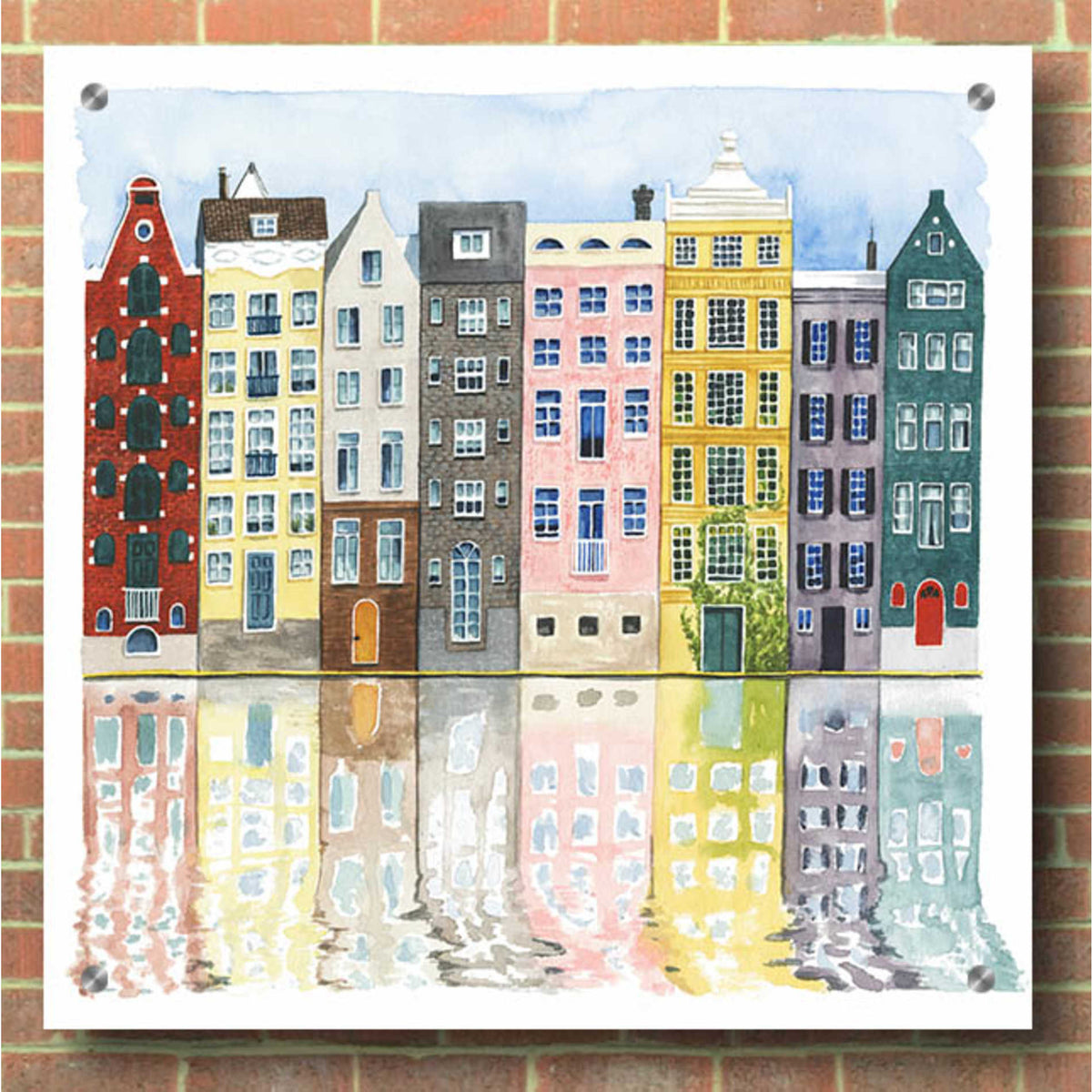 Epic Art 'Neighborhood II' by Grace Popp, Acrylic Glass Wall Art,36x36