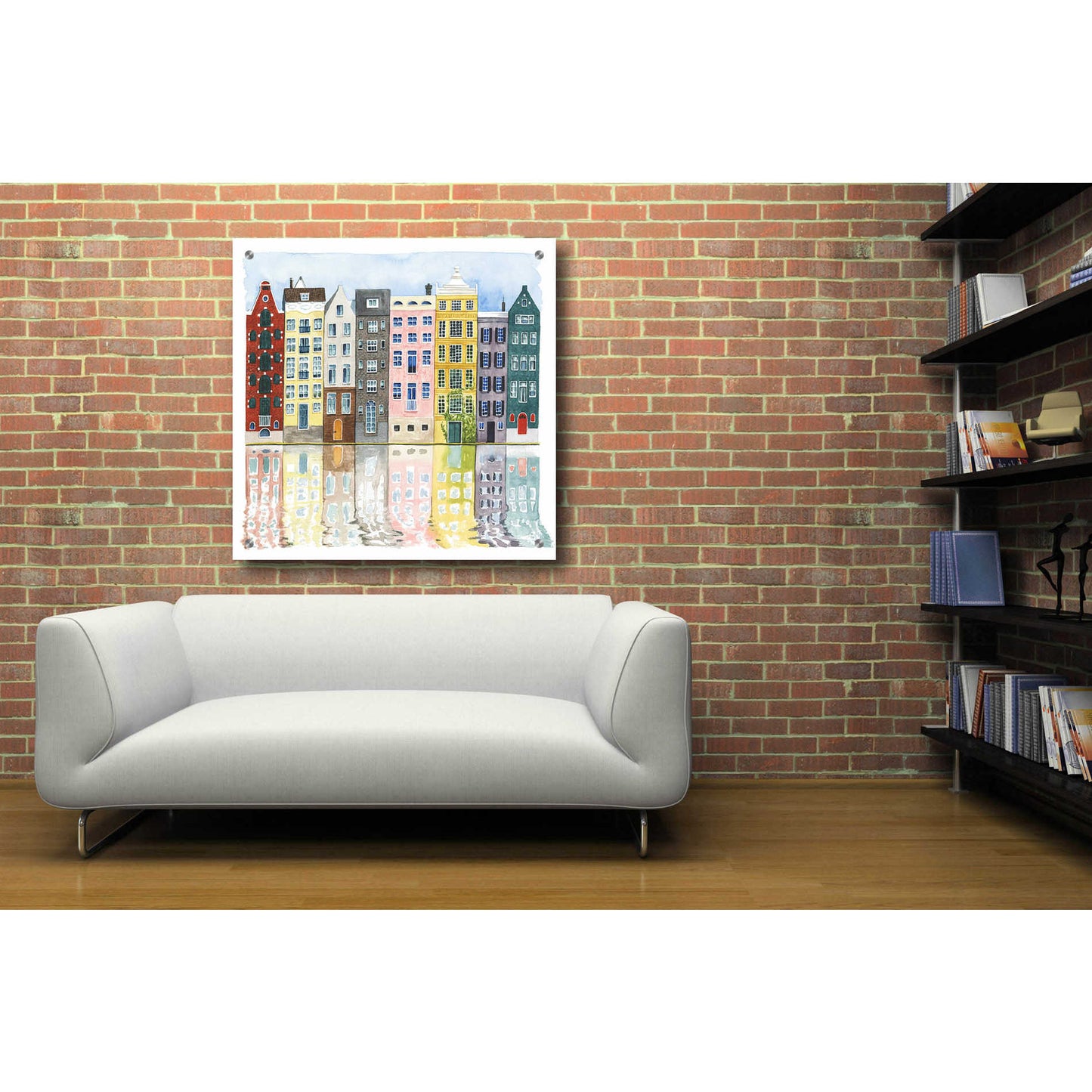 Epic Art 'Neighborhood II' by Grace Popp, Acrylic Glass Wall Art,36x36