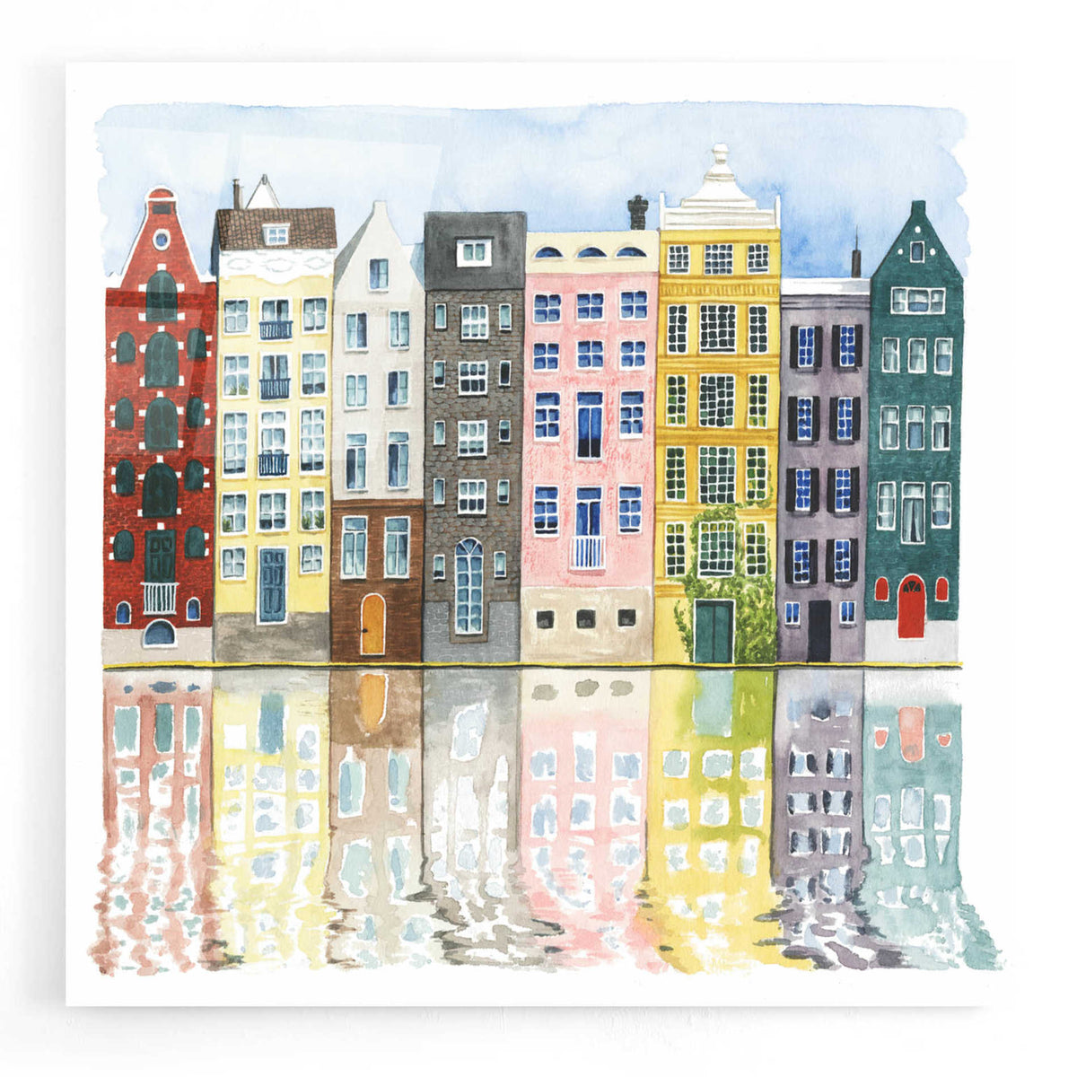 Epic Art 'Neighborhood II' by Grace Popp, Acrylic Glass Wall Art