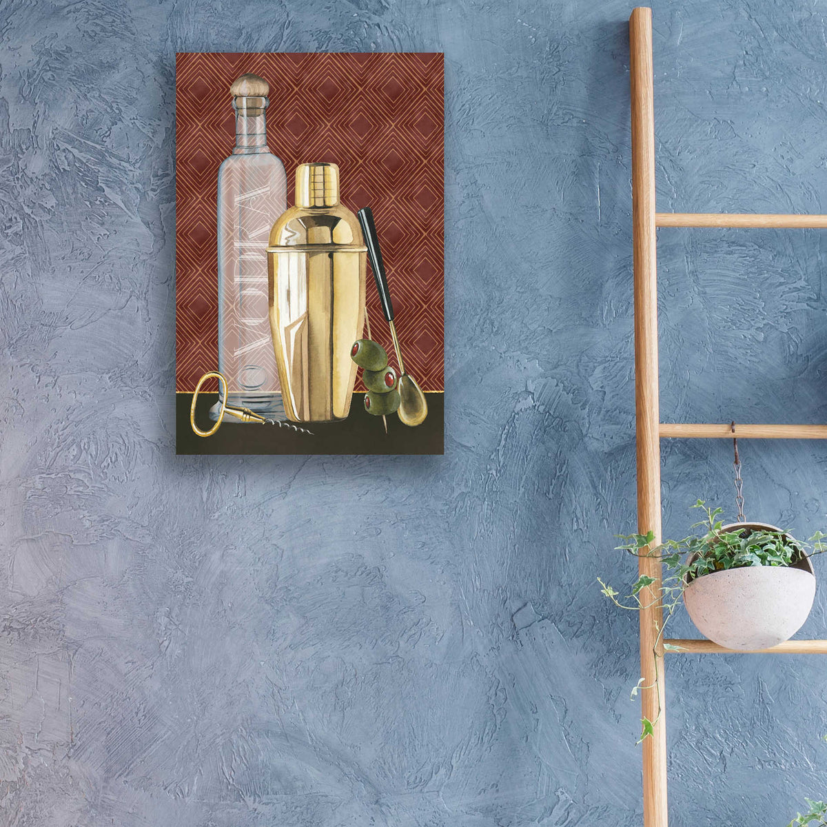 Epic Art 'Bar Gatsby I' by Grace Popp, Acrylic Glass Wall Art,16x24